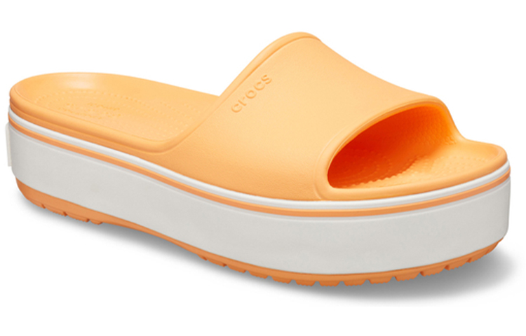 Lookbook (W) Crocs 增高拖鞋 '黄色' 205631-82S
