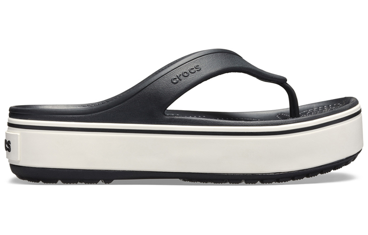 Order (W) Crocs Platform Sport Flip 'Hitam' 205681-066