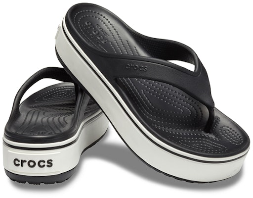 (Women) Crocs Platform Sport Flip 'Black' 205681-066 Shop (Women) Crocs Platform Sport Flip 'Black' 205681-066