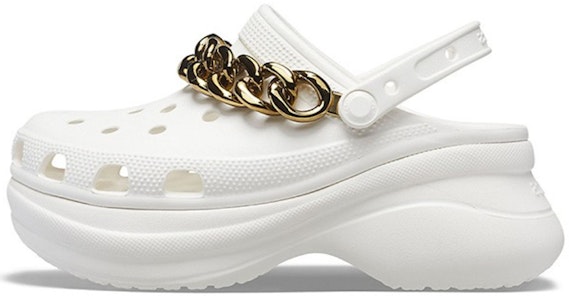 (W) 크록스 레트로 체인 골드 샌들 (화이트/골드) 206662-19B Buy (W) 크록스 레트로 체인 골드 샌들 (화이트/골드) 206662-19B