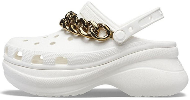 (W) Sandal Crocs Retro Rantai Putih Emas 'White Gold' 206662-19B Buy (W) Sandal Crocs Retro Rantai Putih Emas 'White Gold' 206662-19B