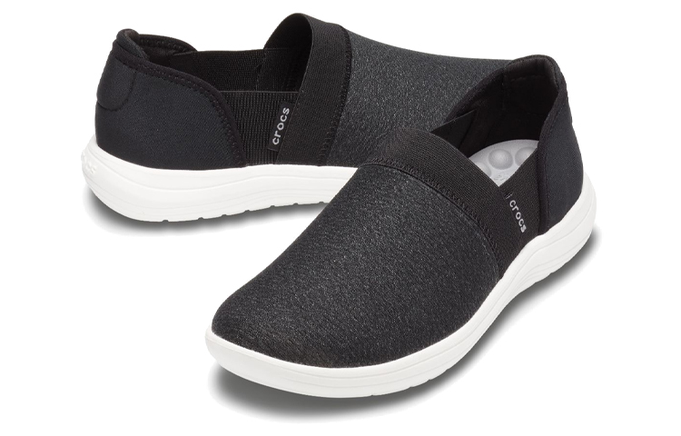 Shop (Women) Crocs Reviva 'Black Comfort' 205804-066