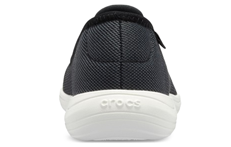 Shop (Women) Crocs Reviva Cozy Breathable Low Tops Athleisure Casual Sports Shoe Black White 205880-066