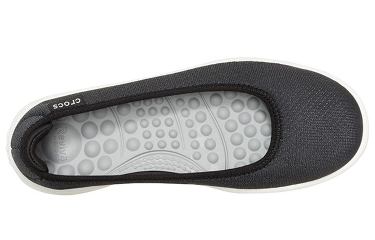 Purchase (Women) Crocs Reviva Cozy Breathable Low Tops Athleisure Casual Sports Shoe Black White 205880-066