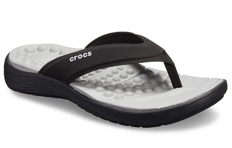 Order (Women) Crocs Reviva Flip-Flops Black 205473-060