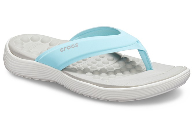 Order (Women) Crocs Reviva Flip-Flops Blue 205473-4KA