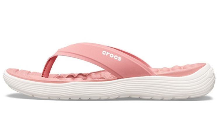 (Women) Crocs Reviva Flip-Flops Pink 205473-6PH