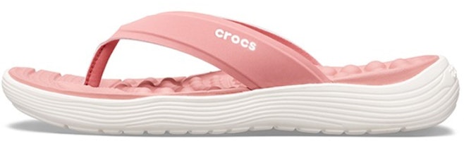 (Women) Crocs Reviva Flip-Flops Pink 205473-6PH (Women) Crocs Reviva Flip-Flops Pink 205473-6PH