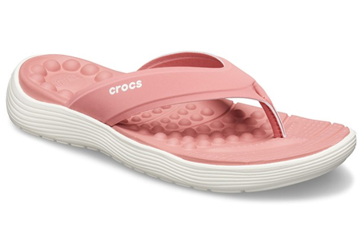 Order (Women) Crocs Reviva Flip-Flops Pink 205473-6PH
