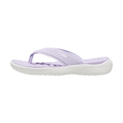 (W) Crocs Reviva Flip 'Purple'