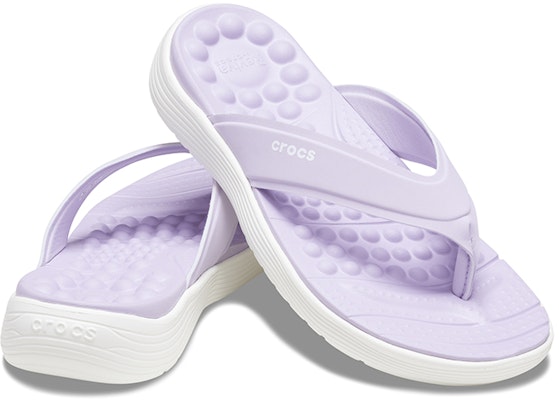 (W) Crocs Reviva Flip 'Ungu' 205473-549 Shop (W) Crocs Reviva Flip 'Ungu' 205473-549