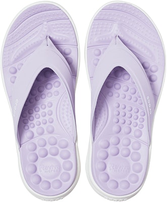 (W) Crocs Reviva Flip 'Ungu' 205473-549 Purchase (W) Crocs Reviva Flip 'Ungu' 205473-549