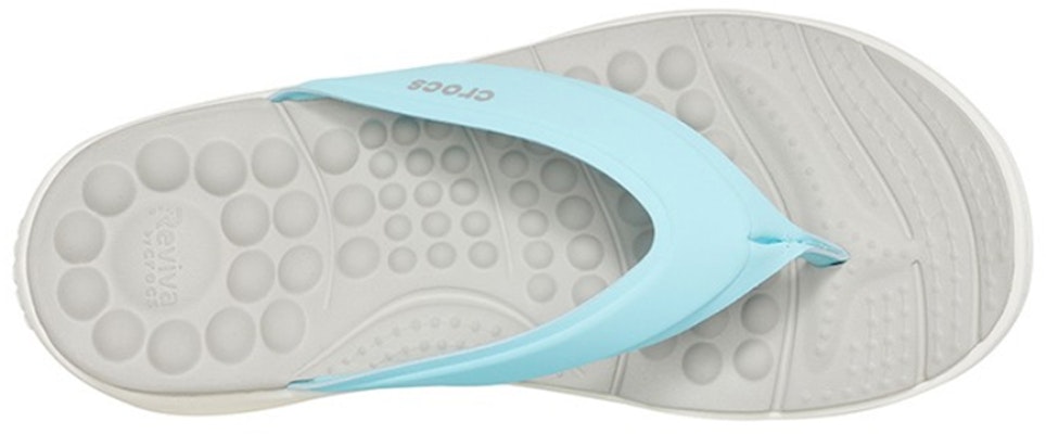(W) Sandalias Crocs Reviva Flip-Flops Azul 205473-4KA Shop (W) Sandalias Crocs Reviva Flip-Flops Azul 205473-4KA