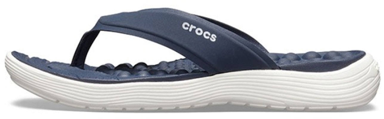 (Women) Crocs Reviva Flip-Flops Deep Blue 205473-462 Buy (Women) Crocs Reviva Flip-Flops Deep Blue 205473-462