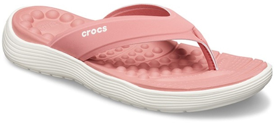 (W) Sandal Jepit Crocs Reviva Warna Merah Muda 205473-6PH Order (W) Sandal Jepit Crocs Reviva Warna Merah Muda 205473-6PH