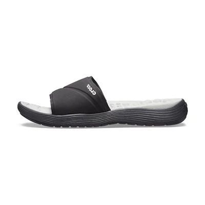 (W) Crocs Reviva Slide 'Black Casual'