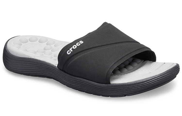 Lookbook (Women) Crocs Reviva Slide 'Black Casual' 205474-060