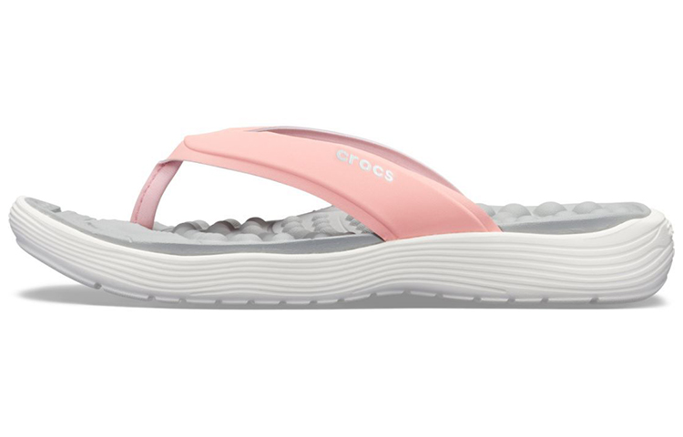 (Women) Crocs Reviva Slide 'Grey Pink' 205473-6KP