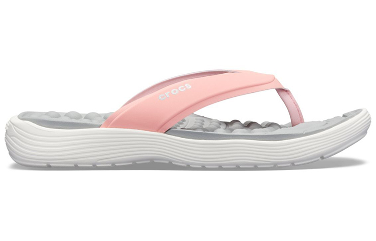 Order (Women) Crocs Reviva Slide 'Grey Pink' 205473-6KP