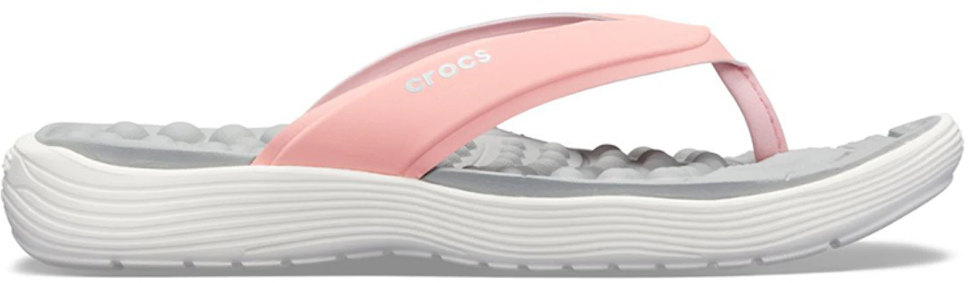 (Women) Crocs Reviva Slide 'Grey Pink' 205473-6KP Order (Women) Crocs Reviva Slide 'Grey Pink' 205473-6KP