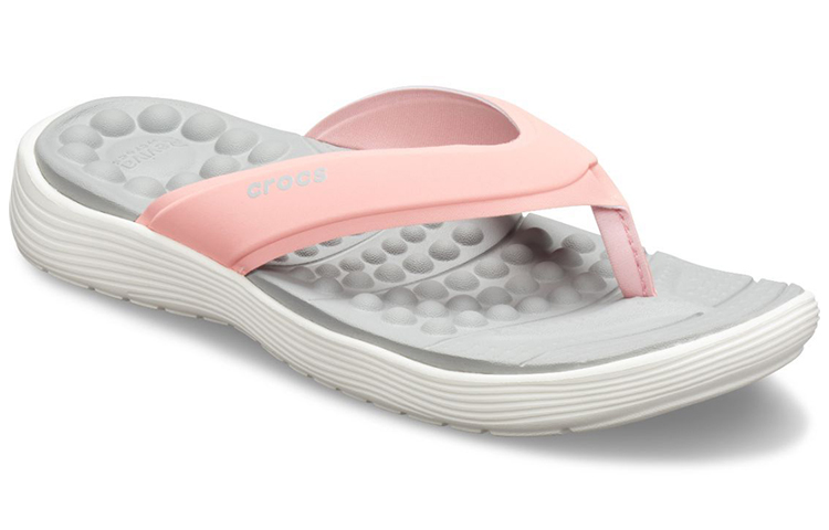 Lookbook (Women) Crocs Reviva Slide 'Grey Pink' 205473-6KP