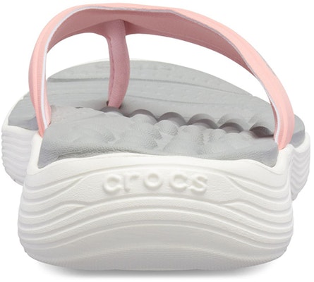 (Women) Crocs Reviva Slide 'Grey Pink' 205473-6KP Details for (Women) Crocs Reviva Slide 'Grey Pink' 205473-6KP