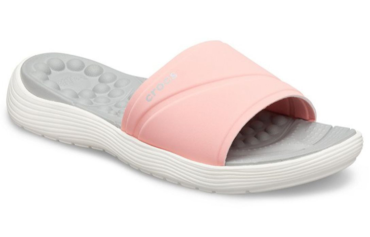 Lookbook (Women) Crocs Reviva Slide 'Grey Pink' 205474-6KP