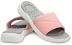 Shop (Women) Crocs Reviva Slide 'Grey Pink' 205474-6KP