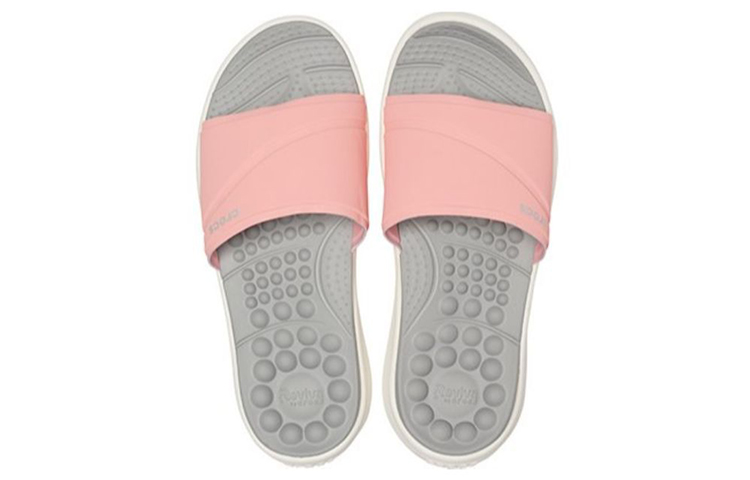 Purchase (Women) Crocs Reviva Slide 'Grey Pink' 205474-6KP