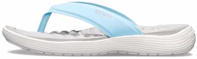 (Women) Crocs Reviva Slide 'Light Blue Comfort' 205473-4S3 (Women) Crocs Reviva Slide 'Light Blue Comfort' 205473-4S3