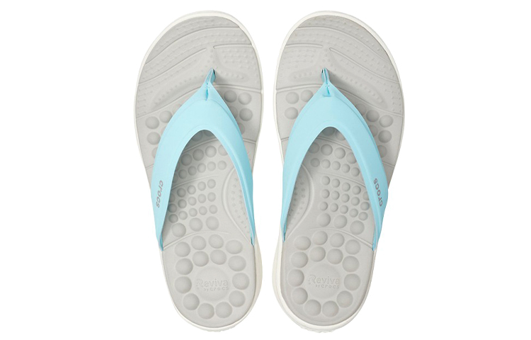 Purchase (Women) Crocs Reviva Slide 'Light Blue Comfort' 205473-4S3