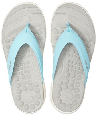 (W) Crocs Reviva Slide 'Light Blue Comfort' Sandal Kenyamanan Biru Muda 205473-4S3 Purchase (W) Crocs Reviva Slide 'Light Blue Comfort' Sandal Kenyamanan Biru Muda 205473-4S3