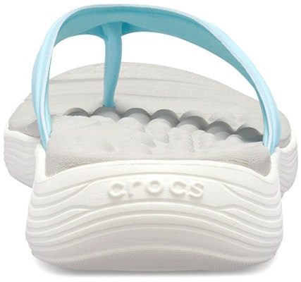(W) Crocs Reviva Slide 'Light Blue Comfort' Sandal Kenyamanan Biru Muda 205473-4S3 Details for (W) Crocs Reviva Slide 'Light Blue Comfort' Sandal Kenyamanan Biru Muda 205473-4S3