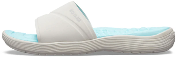 (Women) Crocs Reviva Slide 'Light Blue White' 205474-117 (Women) Crocs Reviva Slide 'Light Blue White' 205474-117