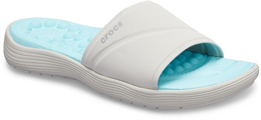 (Women) Crocs Reviva Slide 'Light Blue White' 205474-117 Lookbook (Women) Crocs Reviva Slide 'Light Blue White' 205474-117