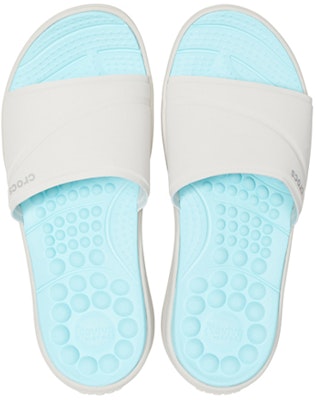 (Women) Crocs Reviva Slide 'Light Blue White' 205474-117 Purchase (Women) Crocs Reviva Slide 'Light Blue White' 205474-117