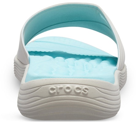 (Women) Crocs Reviva Slide 'Light Blue White' 205474-117 Details for (Women) Crocs Reviva Slide 'Light Blue White' 205474-117