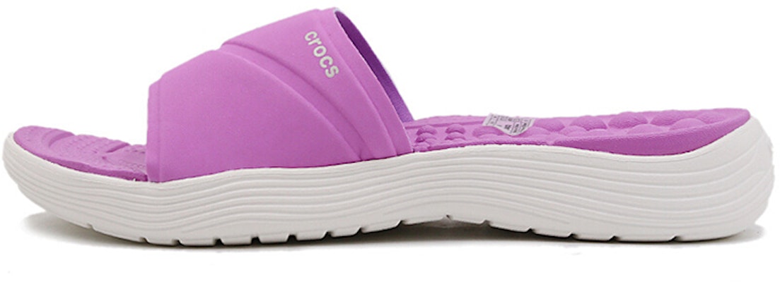 (Women) Crocs Reviva Slide 'Purple' 205474-592 Buy (Women) Crocs Reviva Slide 'Purple' 205474-592