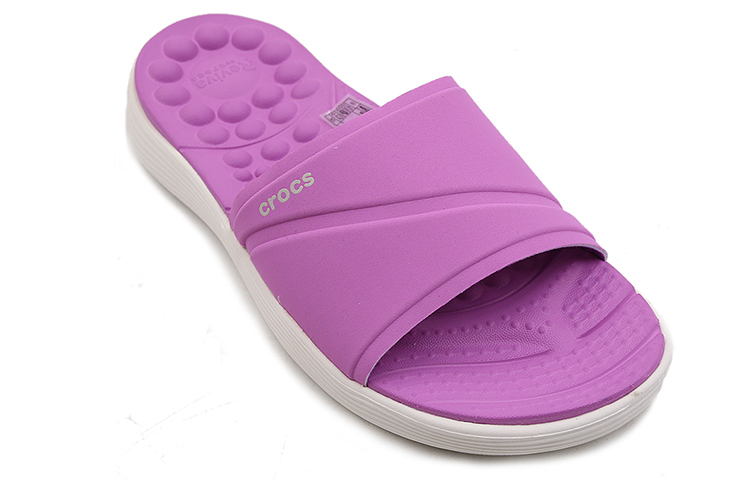 Order (Women) Crocs Reviva Slide 'Purple' 205474-592