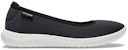 (W) Kasut Sukan Kasual Crocs Reviva Cozy Bernafas Hitam Putih Rendah Atasan 205880-066