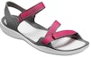 Lookbook (W) Sandal Crocs 'Kelabu Merah Magic Tape' 204804-6OH