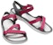 (W) Sandal Crocs 'Kelabu Merah Magic Tape' 204804-6OH