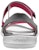 (W) Sandal Crocs 'Kelabu Merah Magic Tape' 204804-6OH