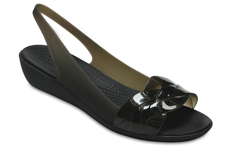 Order (W) Crocs 黑色凉鞋 204774-060