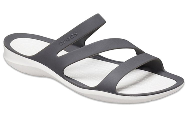 Order (W) Sandal Crocs 'Abu Putih' 203998-04D