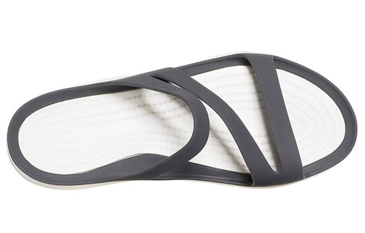Shop (W) Sandal Crocs 'Abu Putih' 203998-04D