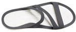 Shop (W) Sandal Crocs 'Abu Putih' 203998-04D