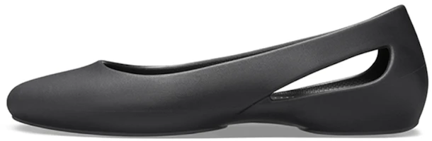 (Women) Crocs Sandals Shoe Black 205873-001 (Women) Crocs Sandals Shoe Black 205873-001