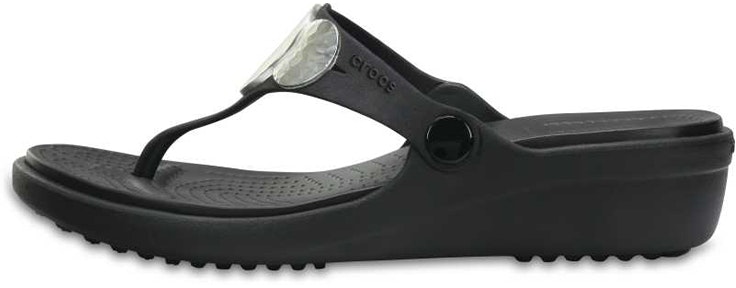 women-crocs-sanrah-embellished-wedge-flip-black-comfort-204009-923