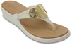 Lookbook (W) Crocs Sanrah Sandali Zeppa Gioiello ''Bianco Oro Marrone'' 204009-13S